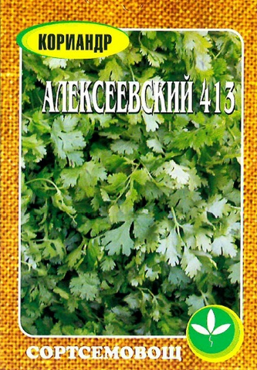 Кориандр отзывы. Кинза кориандр Алексеевский. Кориандр Алексеевский 190. Кориандр Андреевский сорт. Алексеевский 190 сорт кориандра.